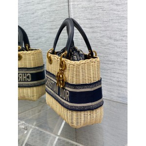 Dior Medium Lady Bag  Natural Rattan 24 x 21 x 12 cm Bags