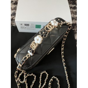 Chanel lampskin 17cm 