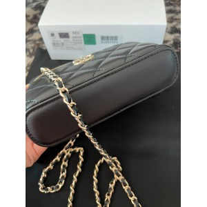 Chanel lampskin 17cm 