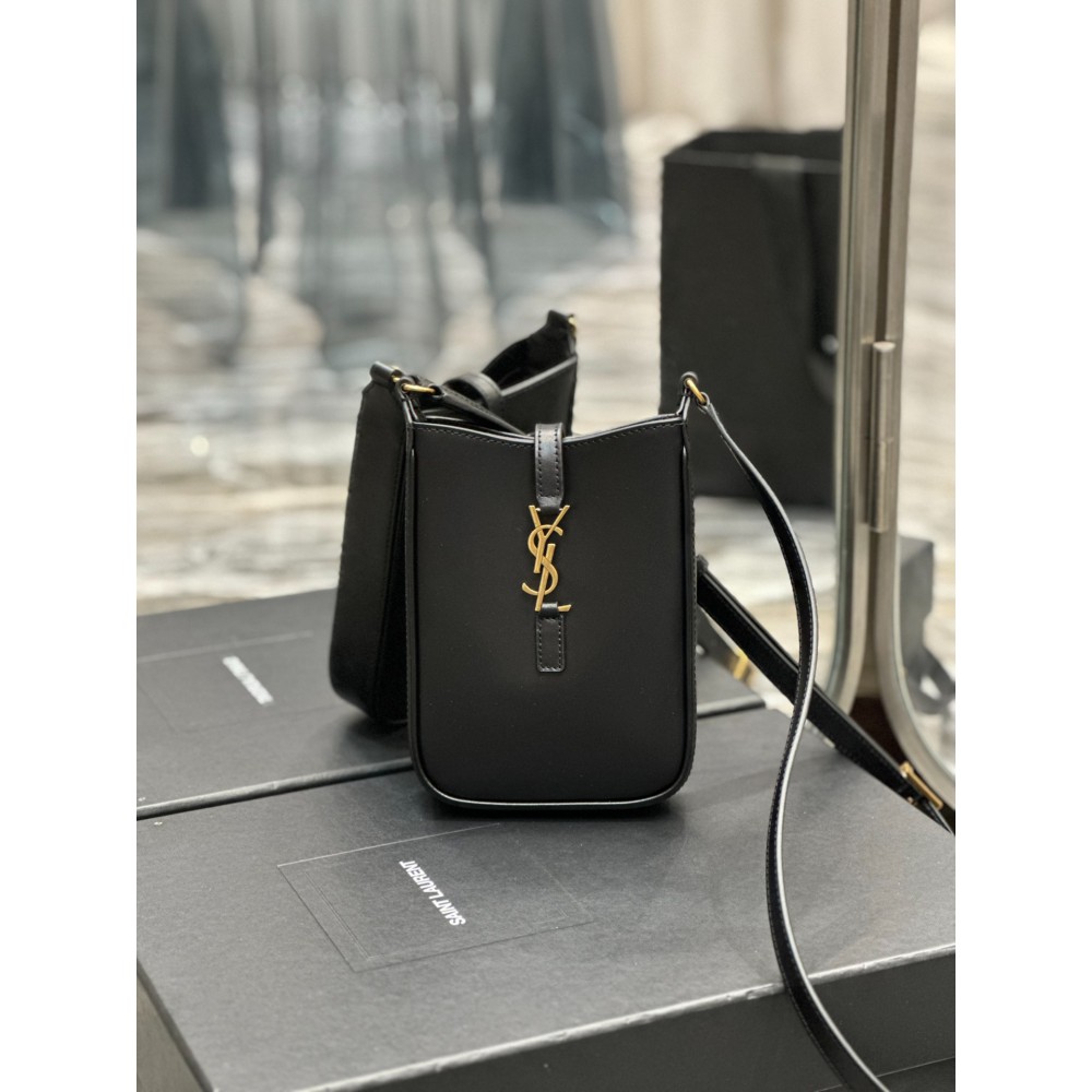 Ysl le 5a7 18×13.5×3.5cm black Bags