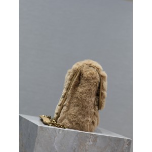 Ysl niki 28×20.5×8.5cm shearling Bags