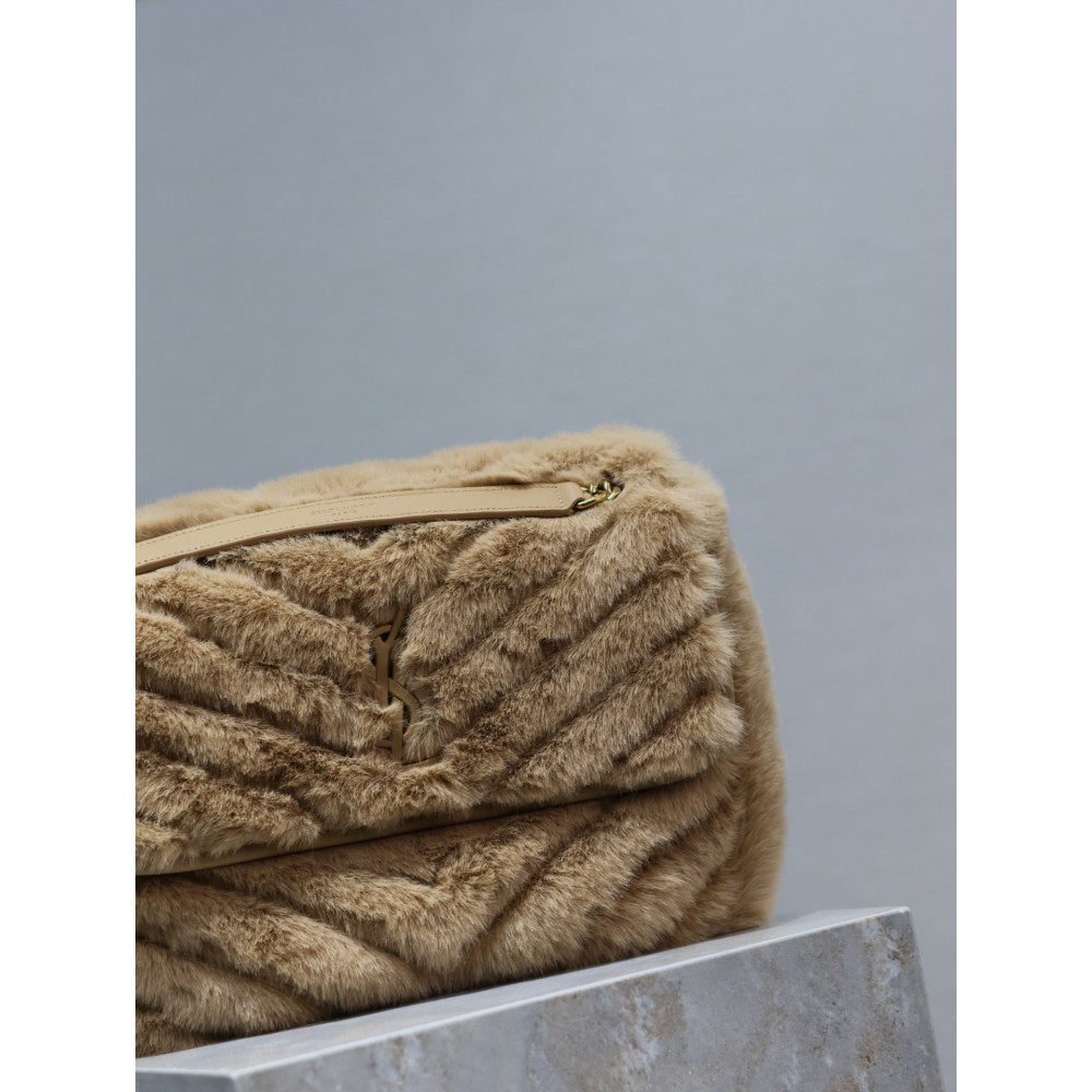 Ysl niki 28×20.5×8.5cm shearling Bags