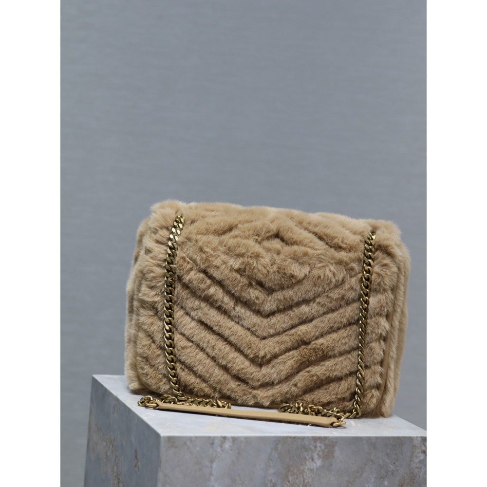 Ysl niki 28×20.5×8.5cm shearling Bags