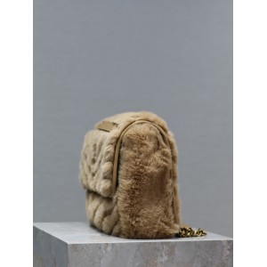 Ysl niki 28×20.5×8.5cm shearling Bags