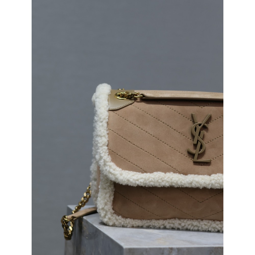 Ysl niki bag fur 28×20×8.5cm Bags