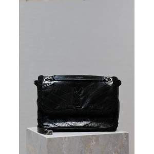 Ysl niki 28×20.5×8.5cm black fur Bags