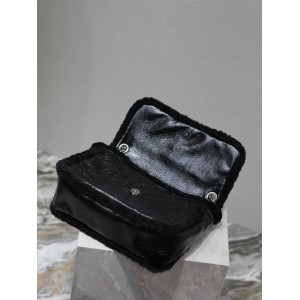 Ysl niki 28×20.5×8.5cm black fur Bags
