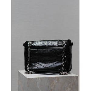 Ysl niki 28×20.5×8.5cm black fur Bags