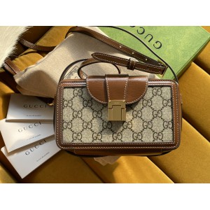 GG mini bag with clasp closure 614368 18/10.5/6.5cm 