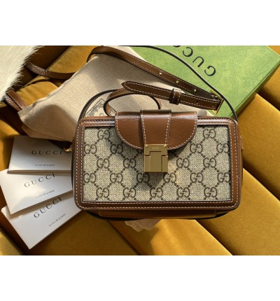 GG mini bag with clasp closure 614368 18/10.5/6.5cm