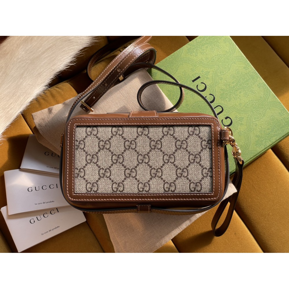 GG mini bag with clasp closure 614368 18/10.5/6.5cm 