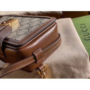 GG mini bag with clasp closure 614368 18/10.5/6.5cm 