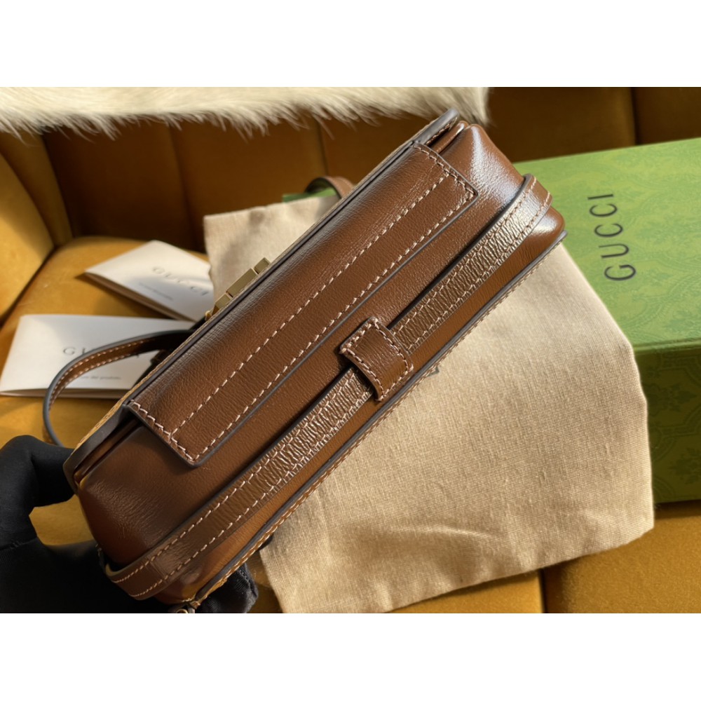 GG mini bag with clasp closure 614368 18/10.5/6.5cm 