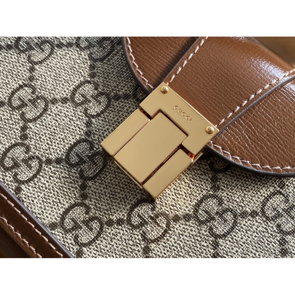 GG mini bag with clasp closure 614368 18/10.5/6.5cm 