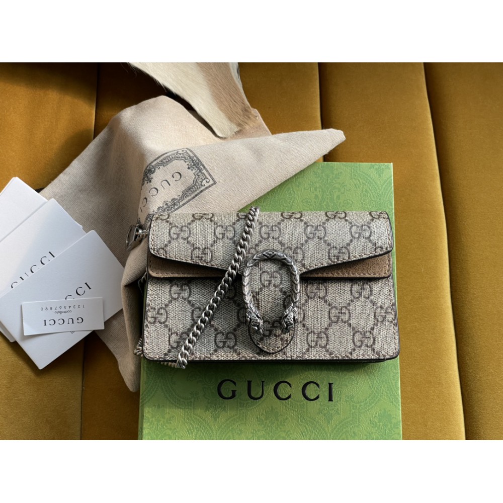 Gucci dionysus 16.5x10cm brown Bags