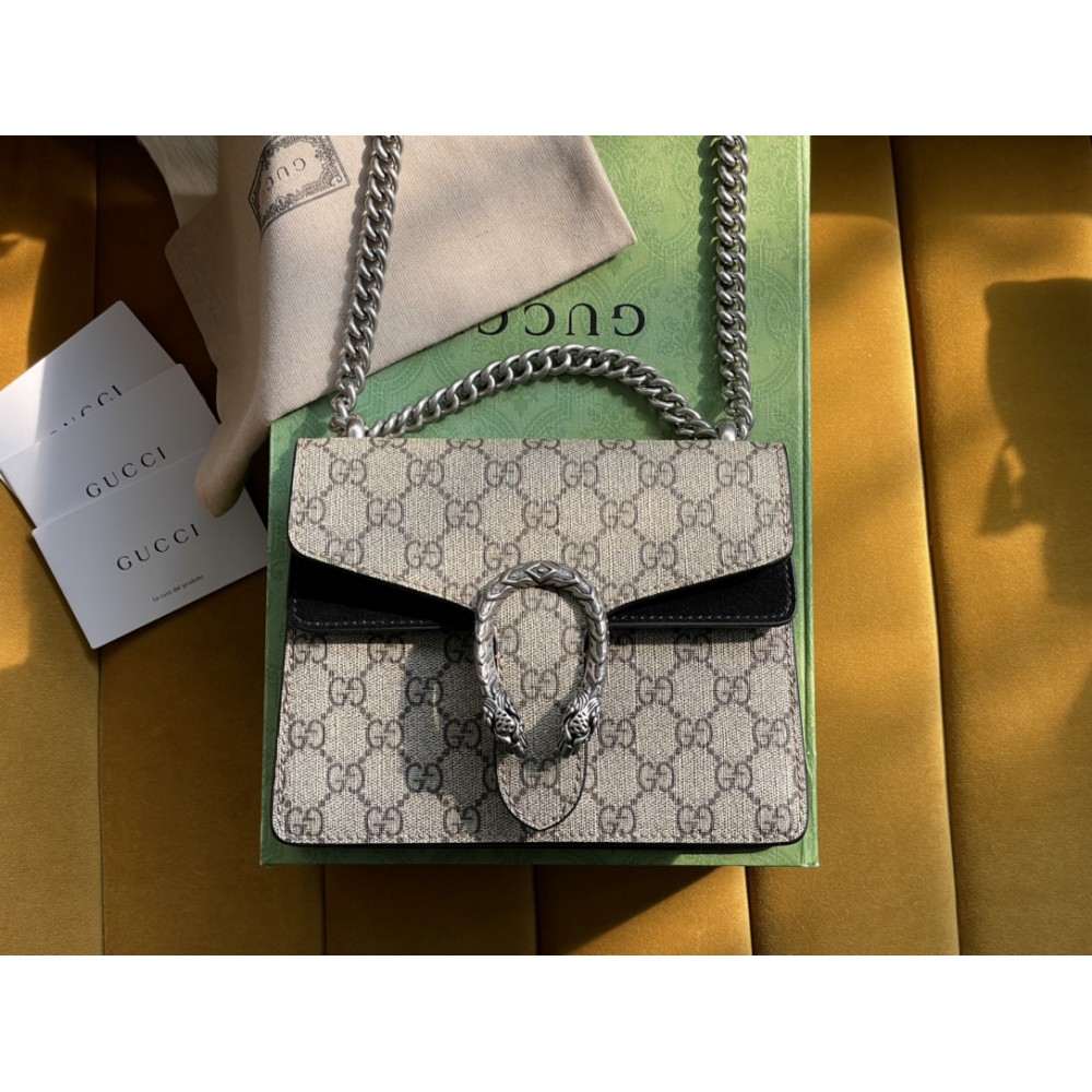 Gucci dionysus 20x15.5cm black Bags