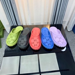 Gucci rubber clogs low heel Shoes