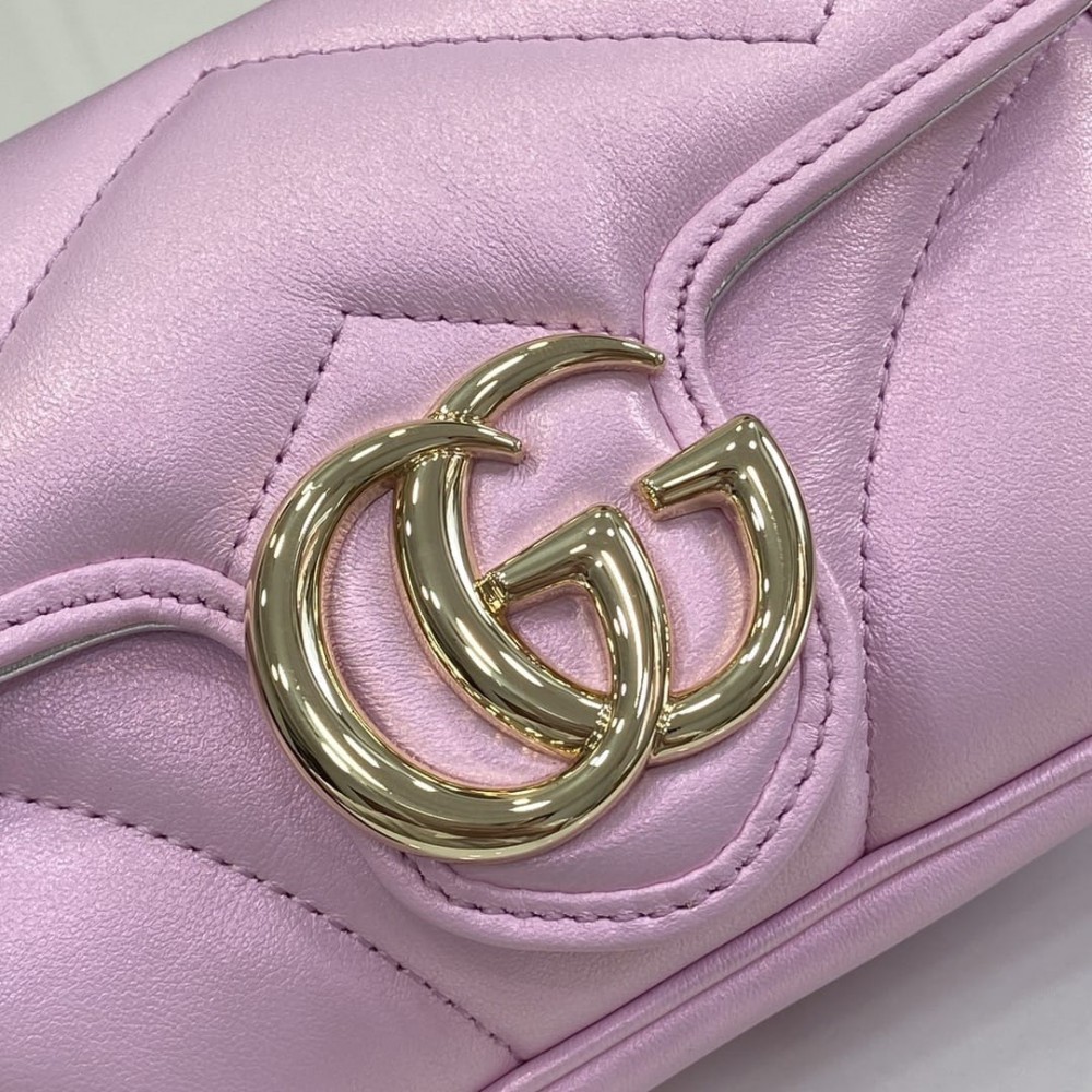 Gucci marmont super mini light pink new 16.5x10cm Bags