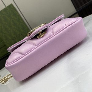 Gucci marmont super mini light pink new 16.5x10cm Bags