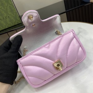Gucci marmont super mini light pink new 16.5x10cm Bags