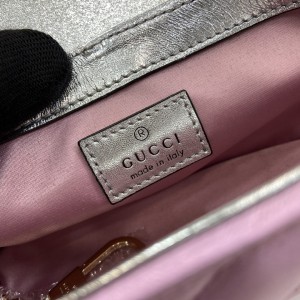 Gucci marmont bag camera pink irisescent letaher 24x13cm Bags