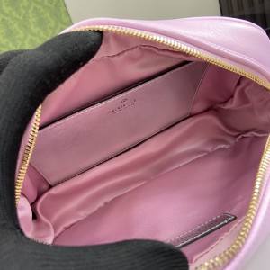 Gucci marmont bag camera pink irisescent letaher 24x13cm Bags