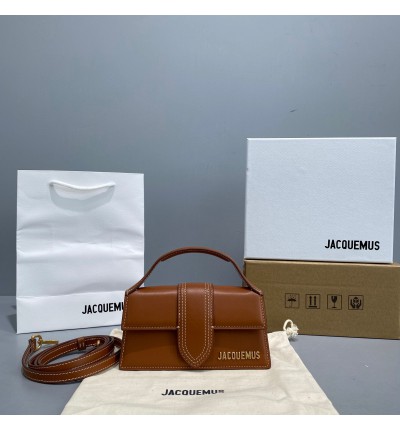 Jacquemus bambino 18x6x7cm brown