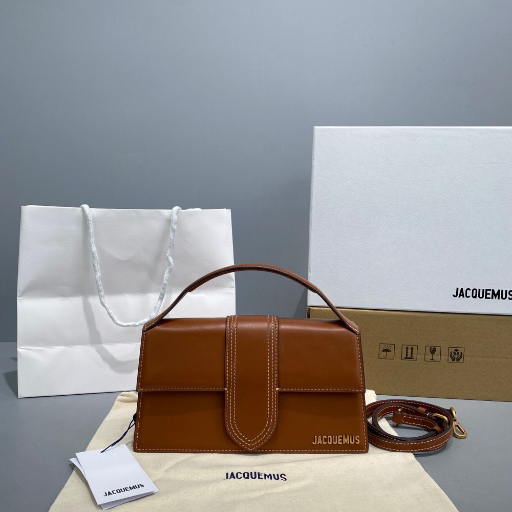 Jacquemus bambino 24x13x7cm brown Bags