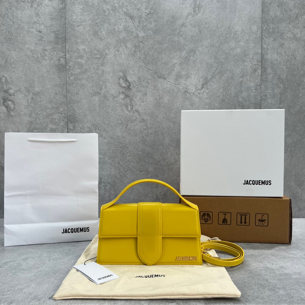 Jacquemus bambino 24x13x7cm yellow Bags