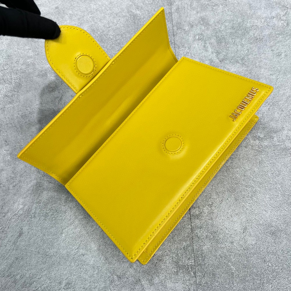 Jacquemus bambino 24x13x7cm yellow Bags