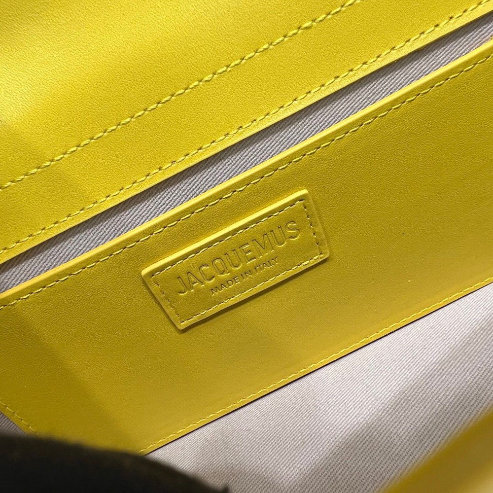 Jacquemus bambino 24x13x7cm yellow Bags