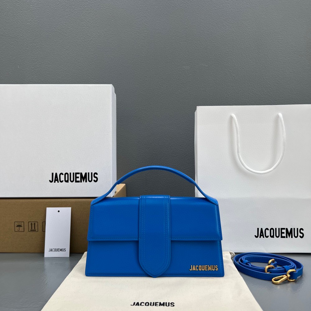 Jacquemus bambino 24x13x7cm blue Bags