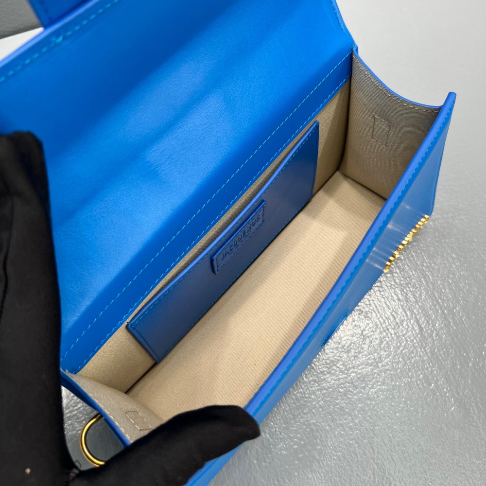 Jacquemus bambino 24x13x7cm blue Bags