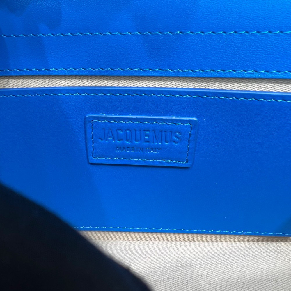Jacquemus bambino 24x13x7cm blue Bags