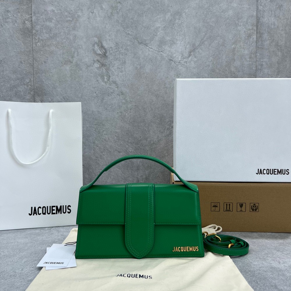 Jacquemus bambino 24x13x7cm green Bags
