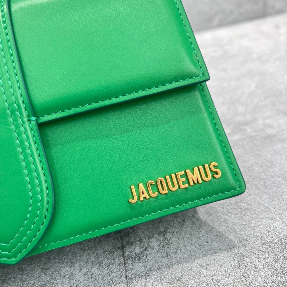 Jacquemus bambino 24x13x7cm green Bags