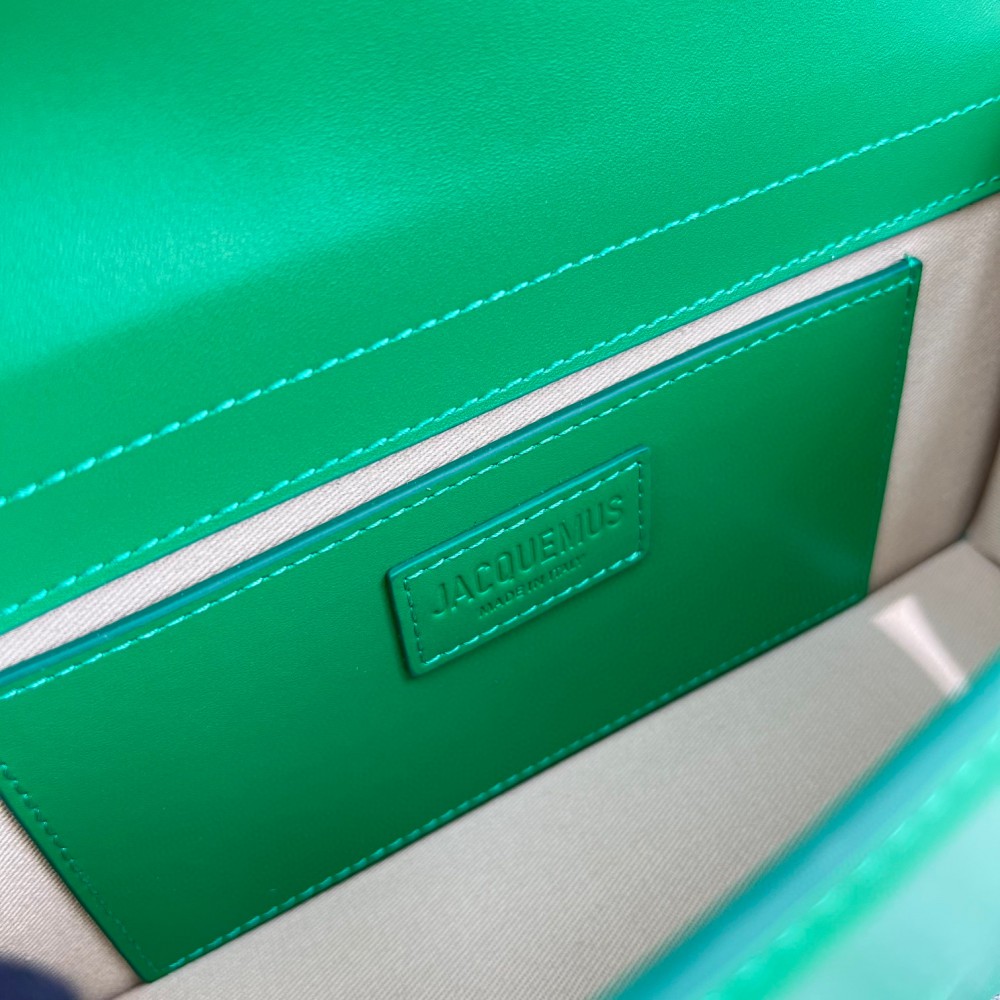 Jacquemus bambino 24x13x7cm green Bags