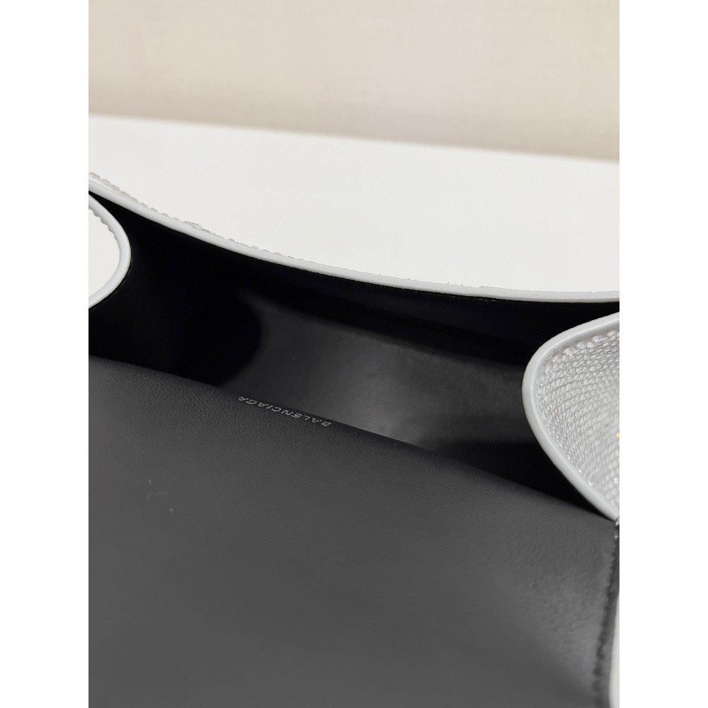 Balenciaga hourglass 19x13x18cm crystals silver grey Bags