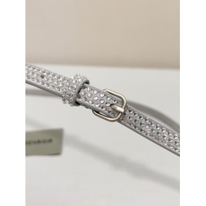 Balenciaga hourglass 19x13x18cm crystals silver grey Bags