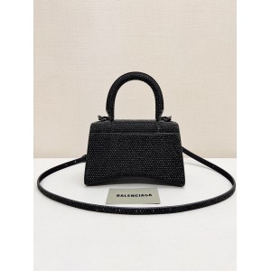 Balenciaga hourglass 19x13x18cm crystals black Bags