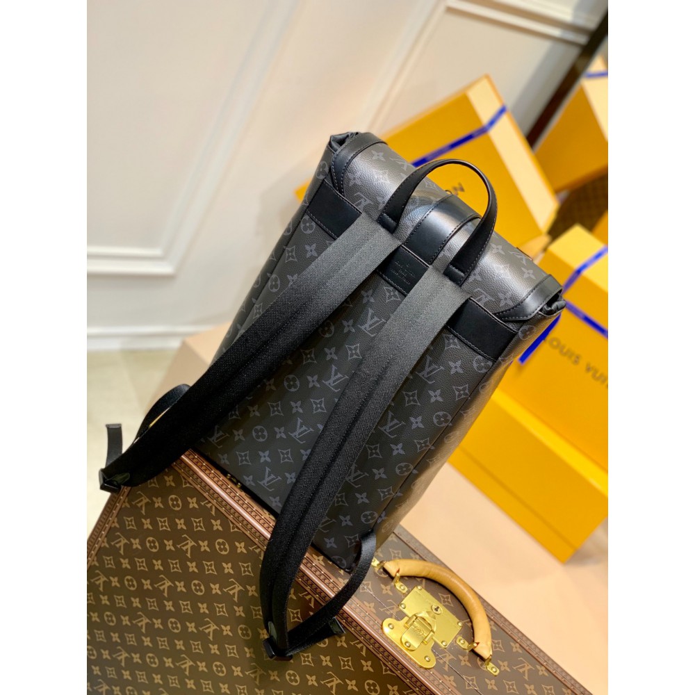 LOUIS VUITTON Saumur Backpack M45913 Monogram Eclipse 27.0 x 42.0 x 13.0 