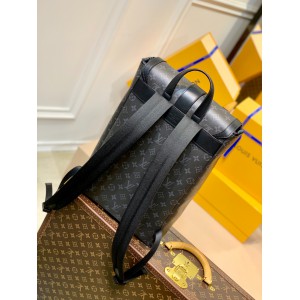 LOUIS VUITTON Saumur Backpack M45913 Monogram Eclipse 27.0 x 42.0 x 13.0 