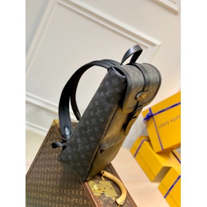 LOUIS VUITTON Saumur Backpack M45913 Monogram Eclipse 27.0 x 42.0 x 13.0 