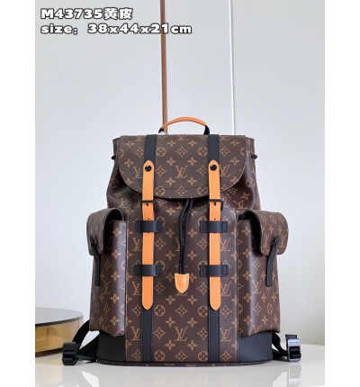 Lv Christopher backpack M46440 38x44x21cm