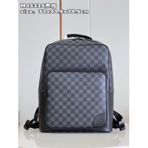 LV M45335 Dean dameir Macassar backpack 31x41.5x15.5cm 
