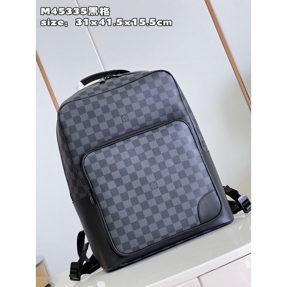 LV M45335 Dean dameir Macassar backpack 31x41.5x15.5cm 