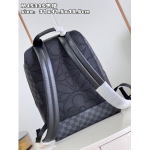 LV M45335 Dean dameir Macassar backpack 31x41.5x15.5cm 