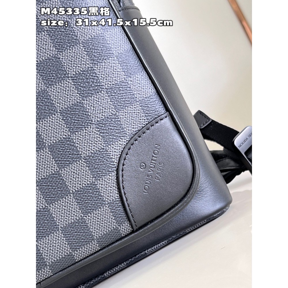 LV M45335 Dean dameir Macassar backpack 31x41.5x15.5cm 