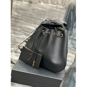 Ysl PARIS VII LARGE FLAT HOBO BAG IN SMOOTH LEATHER 44 X 33 X 2 CM Bags