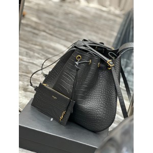 Ysl PARIS VII LARGE FLAT HOBO BAG IN CROCO LEATHER 44 X 33 X 2 CM Bags